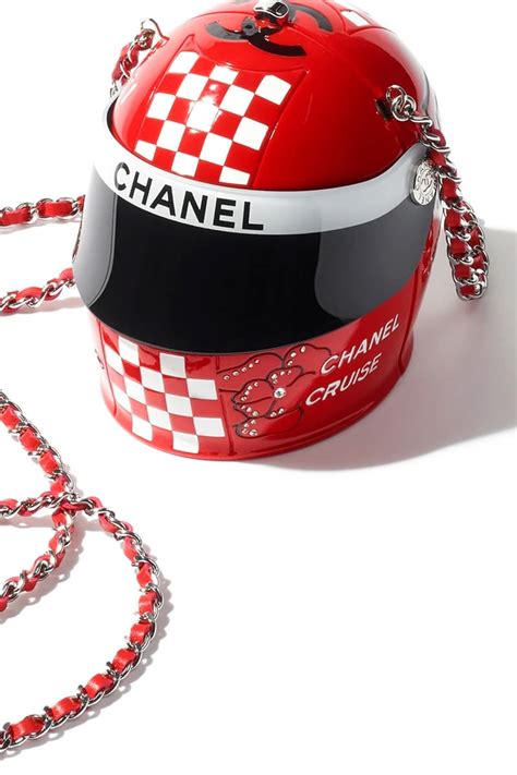 chanel racing helmet handbag|hypebeast chanel helmet.